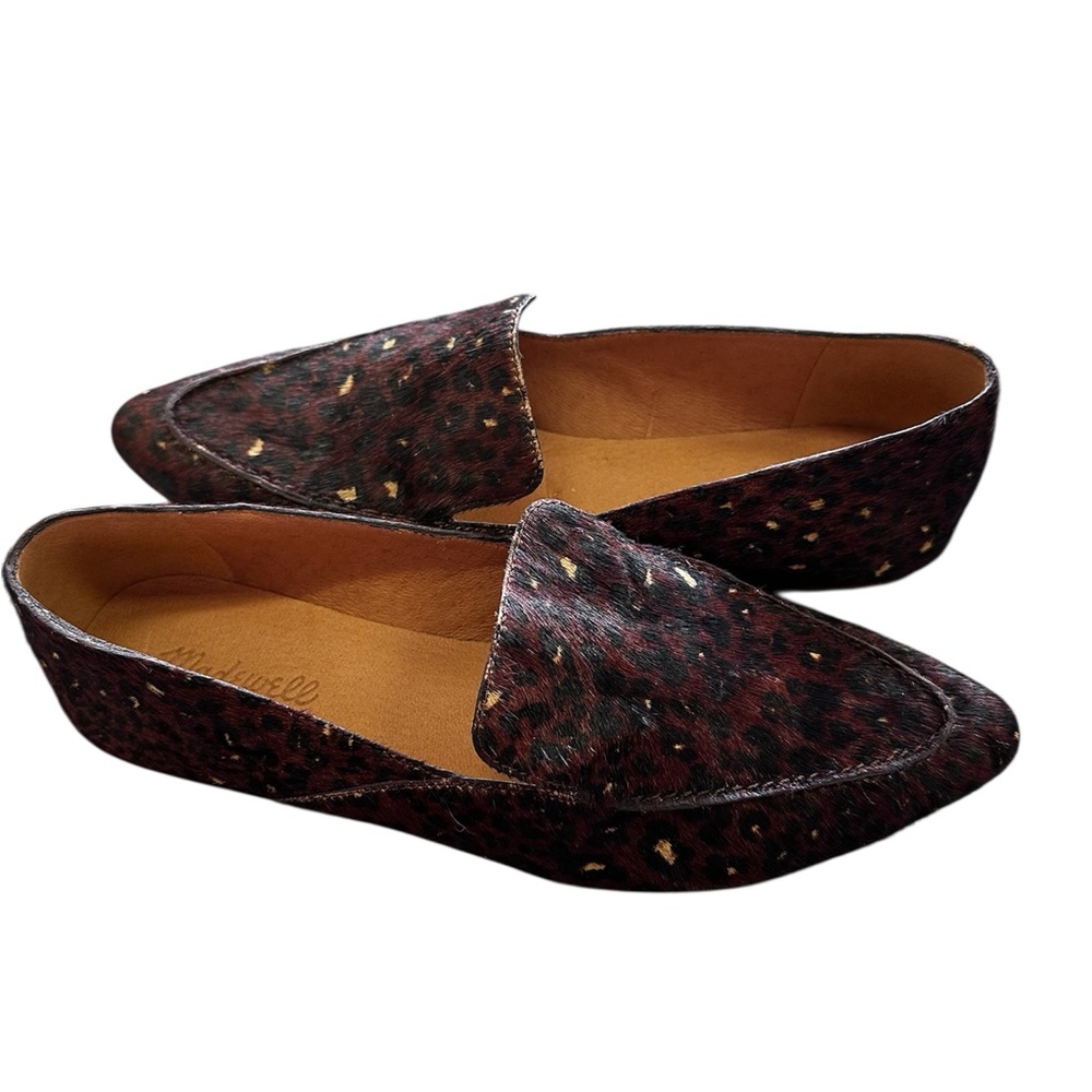 Madewell Frances Skimmer Flats Painted Leopard Women’s Size 10 | Pointed Toe Loa - Picture 3 of 6